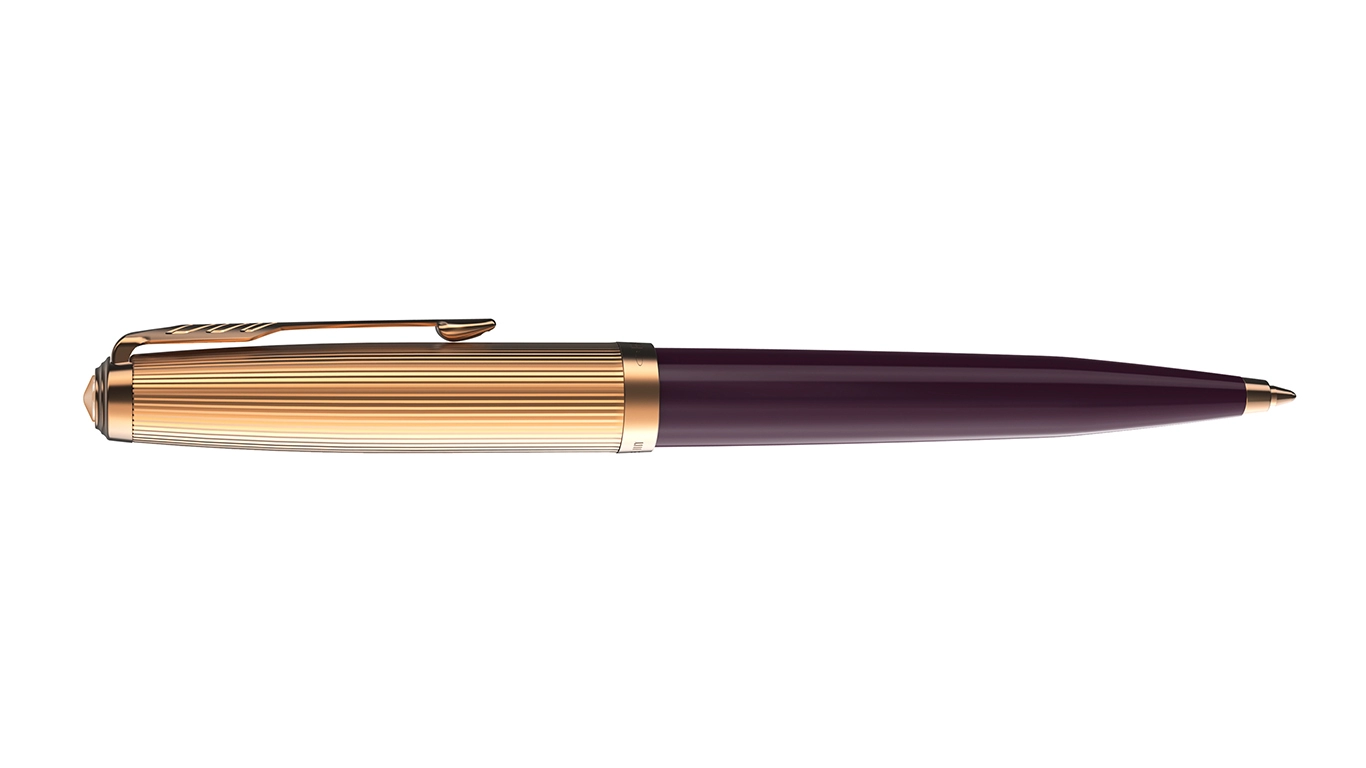 Buy your Parker 51 Deluxe Plum GT Ballpoint Pen at Pengraveren.nl